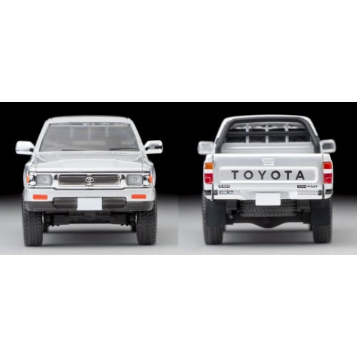 Tomytec Tomica Limited Vintage Neo LV-N256c Toyota Hilux 4WD Pickup Double Cab SSR Silver 1991 Model (Assembled) 333197
