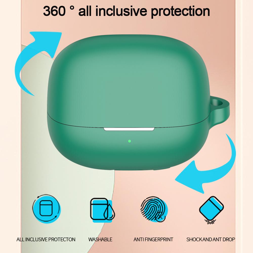 Karabinerrel Fülhallgató Tok Esésgátló Töltődoboz Héj Xiaomi Buds 5 Pro-hoz