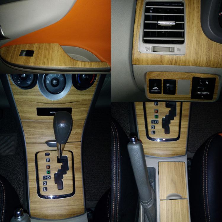 07-13 Corolla Carbon Fiber Gear Shift Console Wrap