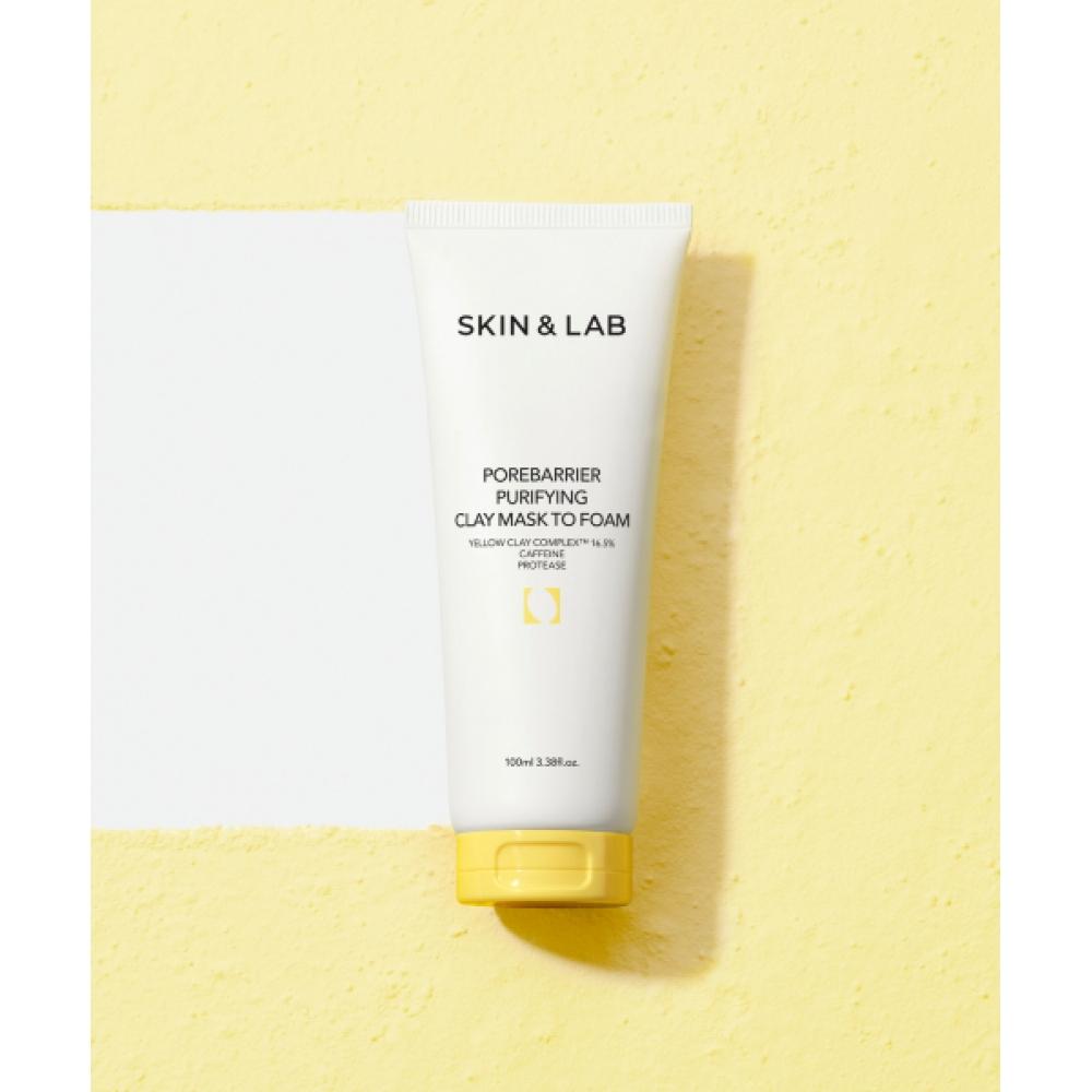 SkiN N Lab [special Price] Pore Barrier purifyiNg Clay Mask 2 Foam 100ml FREE