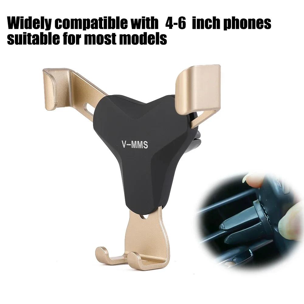 Gravity Navigation Car Phone Holder Car Air Vent Automatic Expansion Phone Holder Universal Mobile Phone GPS Navigation Stand