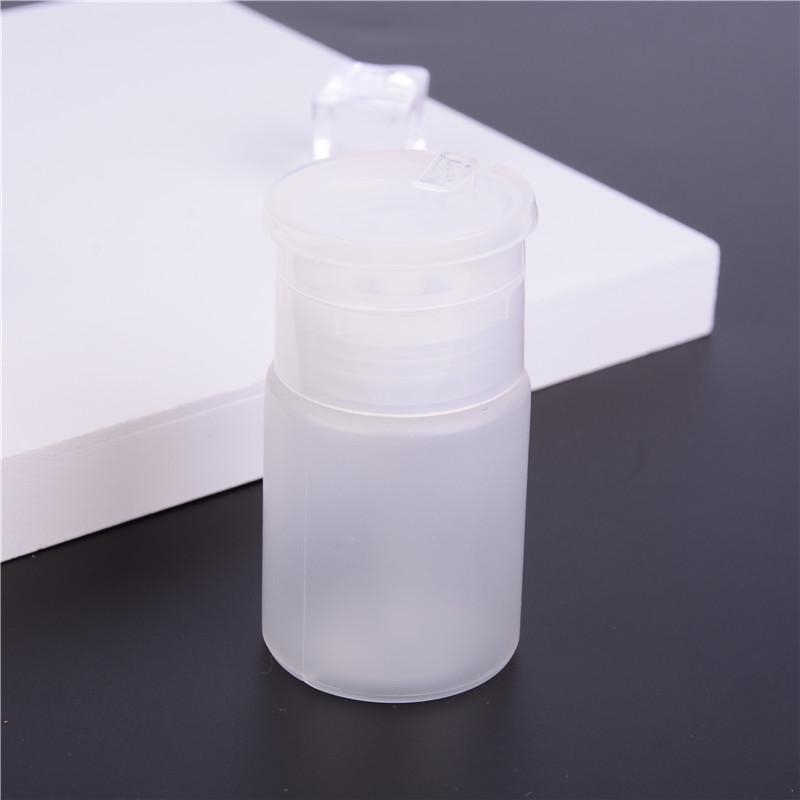 1Pc Nail Art Polish Clean Remover Dispenser Empty Acetone Pump Bottle Container