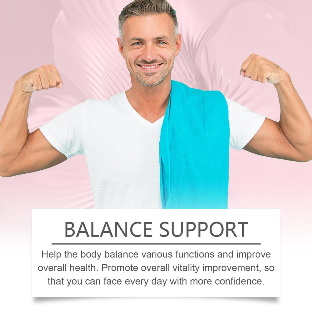 South Moon Kräuter-Energiepflaster Männliches Energie-Nahrungsergänzungspflaster Energetisierende Leistung Kräuterpflaster