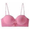 Front buckle type beautiful back without thin shoulder straps tube top underwear women gather small breasts to show big but not empty cup