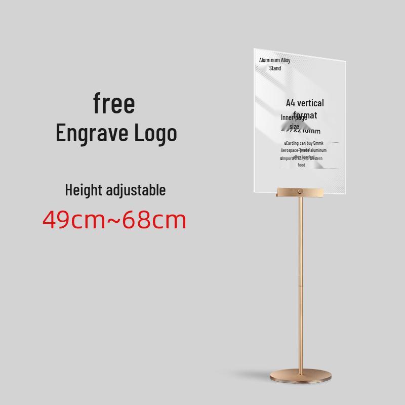 Aluminum Poster Stand for Store Promotions - Manager's Pick for New Arrivals