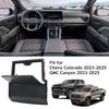 Fit -2025 GMC Canyon Cab Center Console Armrest Hidden Storage Box Organizer