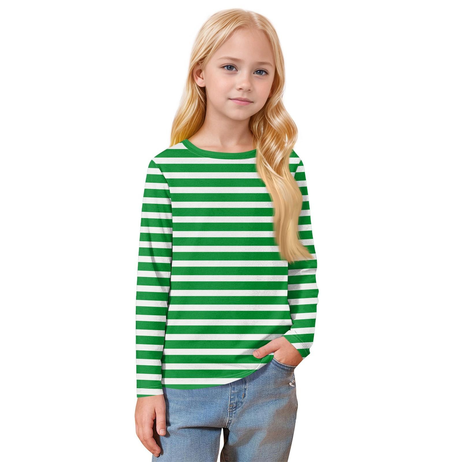 

Детская футболка с длинными рукавами и круглым вырезом, повседневная футболка 150