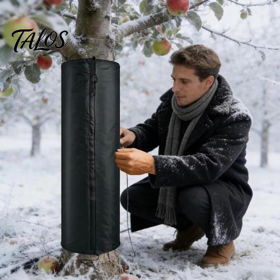 Palmenschutz Protector, Aluminiumfolien-Wickel, Stammschutz mit Kordelzug aus Oxford-Stoff, Winter-Isolierabdeckung für den Außenbereich im Garten