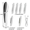 3 Customizable Speeds Hair Removal Device 2-in-1 Design Dermaplane Razor  Women's Hair Removal
