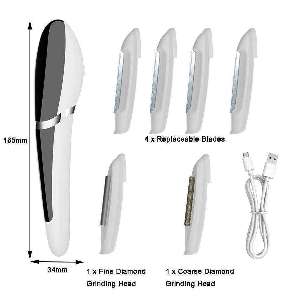 3 Customizable Speeds Hair Removal Device 2-in-1 Design Dermaplane Razor  Women's Hair Removal