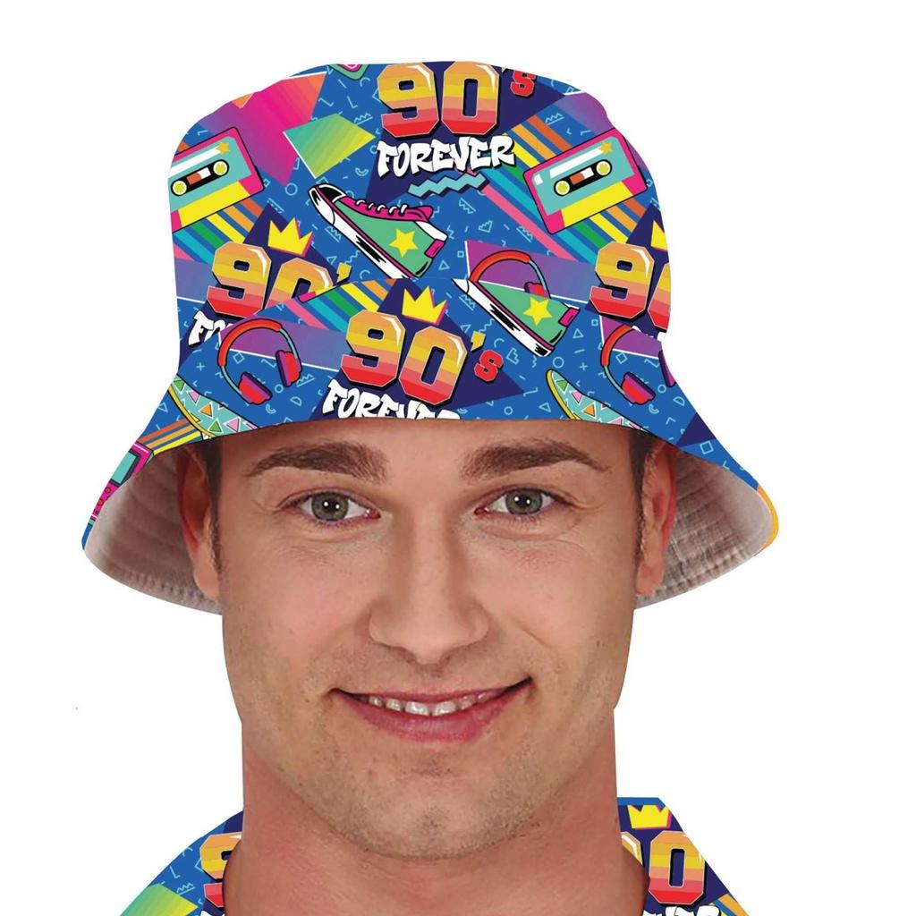 Fiestas Guirca Unisex Adult 90s Bucket Hat