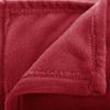 Burgundy Flannel Blanket 180x230cm