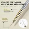 Professional Nail Art Brush Set for Acrylic Gel UV Polish Tip Painting Drawing Carving Dotting Pen Flat Fan Liner Manicure Tools