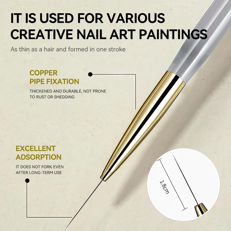 Professional Nail Art Brush Set for Acrylic Gel UV Polish Tip Painting Drawing Carving Dotting Pen Flat Fan Liner Manicure Tools