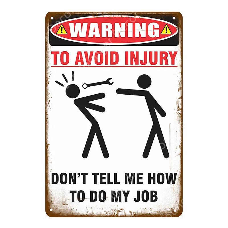 No Pants Zone Wall Decor Warning Danger No Trespassing Gun Metal Signs Achtung Minen Vintage Poster Art Plaque YJ160