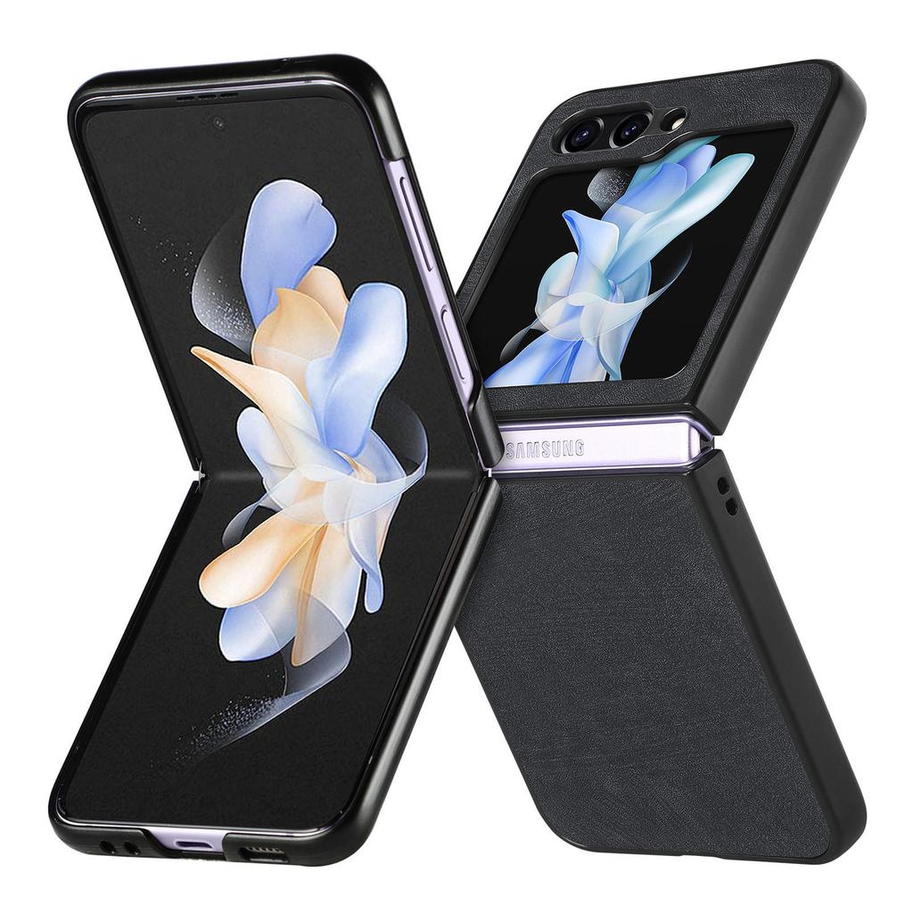 Luxury Shockproof Thin Leather Case for Samsung Galaxy Z Flip 7 5G Flip7 FE Flip5 Flip6 Flip4 Flip3 Flip 6 5 4 3 Matte Cover