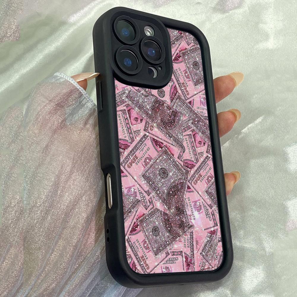 

Мягкий чехол JT353 Money Pink Aesthetic для iPhone 17 16 15 14 13 Pro Max, Samsung S26 S25 Ultra A17 A07 A56, Xiaomi 15T, Redmi 15c, Note 14 13. for iPhone 5/5s чёрный