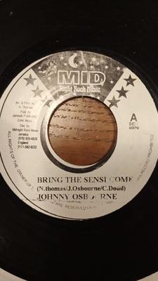 7inch Record JOHNNY OSBOURNE / THE ROOTS RADICS - Bring The Sensie Come / Bring The D None Midnight Rock M Jamaica Reggae, Ska & Dub Used
