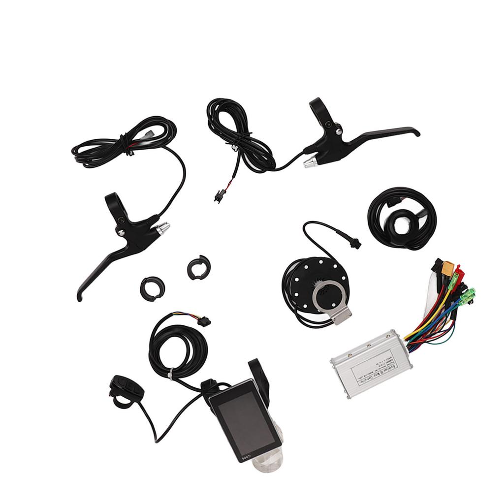 17A 24V 36V 48V 3 Mode Motor Controller GD06 Panel Electric Bike Modified Controller Set for 350W