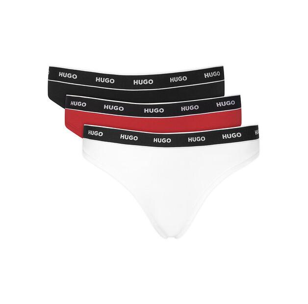 Набор стрингов HUGO Triplet Thong Stripe EU XS