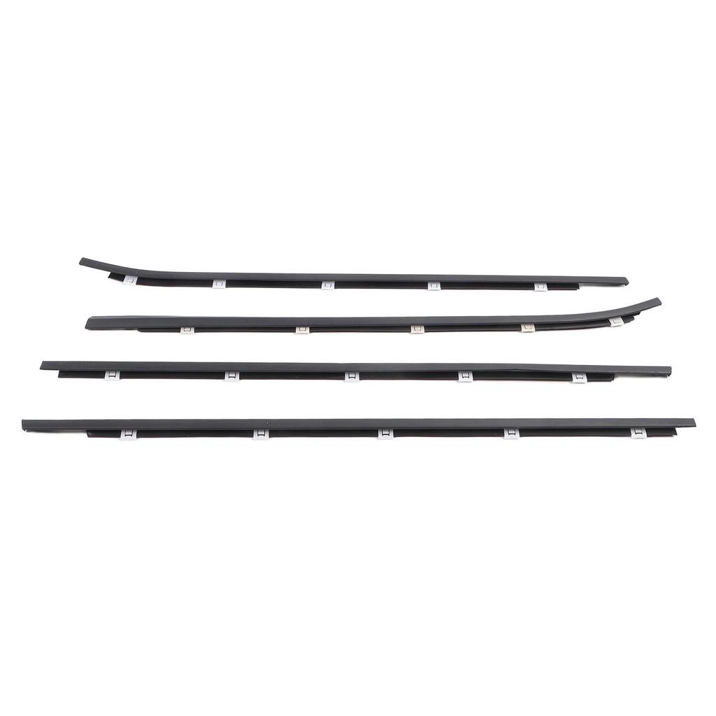 4PCS Car Door Window Weatherstrip Windproof Dustproof Water Resistant Decorative 82210 2L000 for