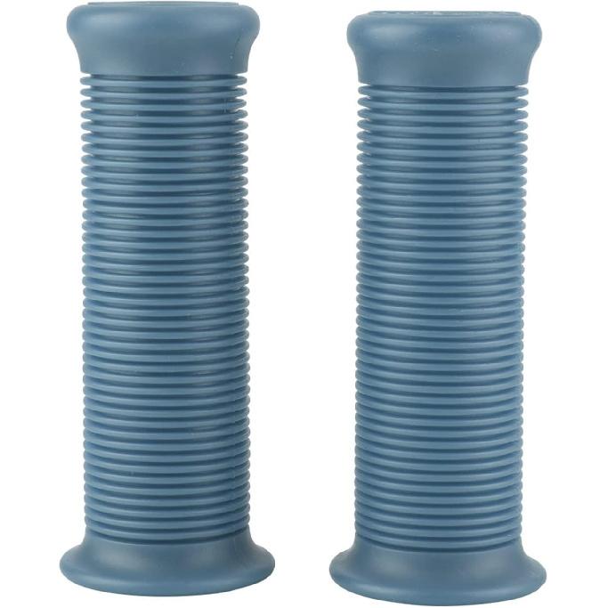 Handlebar Grips, Motorcycle Hand Grips, Pair of 1inch 25mm 1.1inch 28mm Universal Motorcycle Vintage TPU Handle Handlebar Grip Red(Blue)