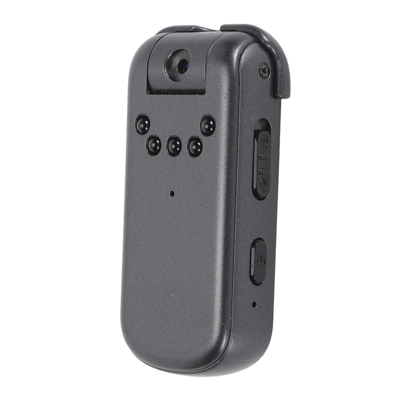 

WiFi Wearable Camera 1080P Night Vision Motion Detection Portable Back Clip Video Recorder for Law 8GB