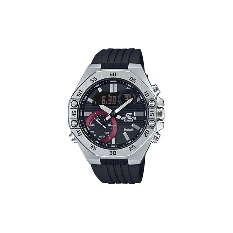 CASIO Men EDIFICE Black Watch ECB-10YP-1APR ECB-10YP-1APR Silver Watch Case