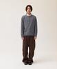 Akesi Marc Henley Neck Knit_Melange Grey