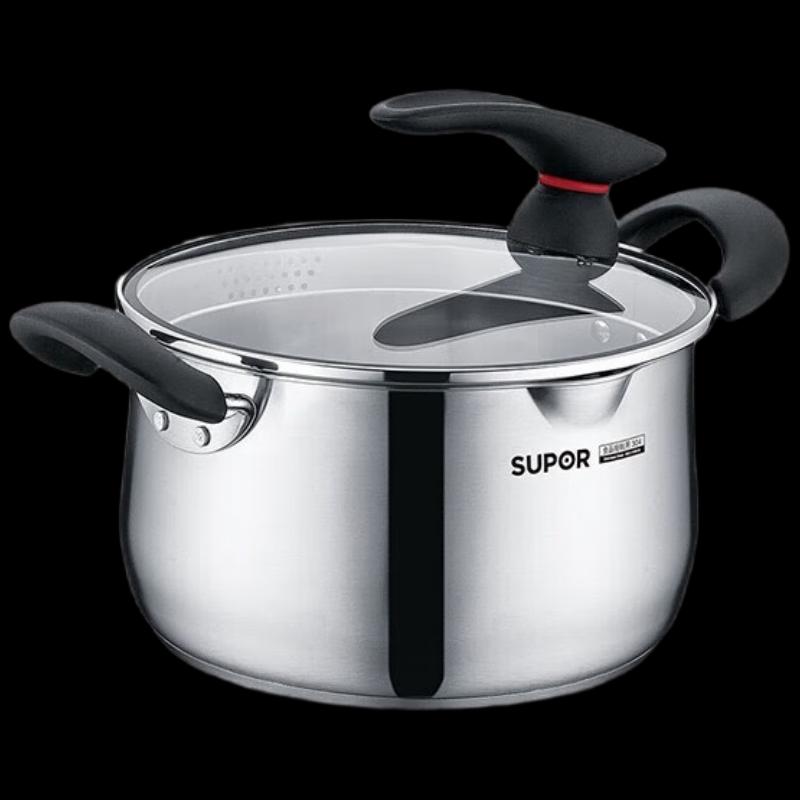 

SUPOR 304 Stainless Steel Composite Bottom Soup Stew Pot