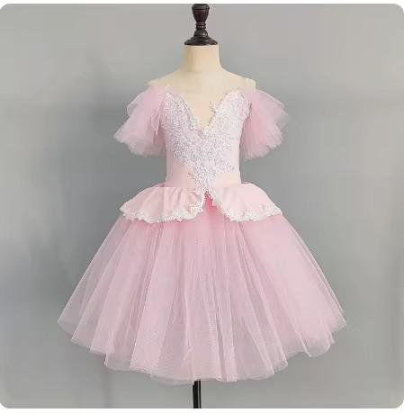 Fashion Ballet Dress Stage Performance Costume Girl's Ballerina Outfit Children's Clothes Ballet Dance Wear Summer Dresses