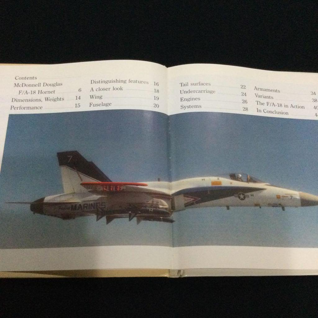 [USED] F/A-18 Hornet Hornet US Air Force Foreign Books Airplane Fighter English