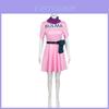 Kostium Cosplay Bulmy z Dragon Ball na Halloween i Wydarzenia Anime Con Wykonany z Poliestru w Uroczej Stylizacji Dla Kobiet