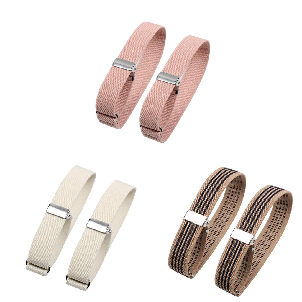 3Pairs Non-slip Elasticated Cuff Holder Hold Up Business Arm Band Fashion Sleeve Garter Strap  Groom