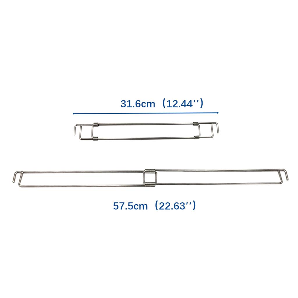 Rust Proof Shower Corner Storage Rod Retractable Designs Waterproof Corner Bar Versatile Suitable for Small Bathrooms