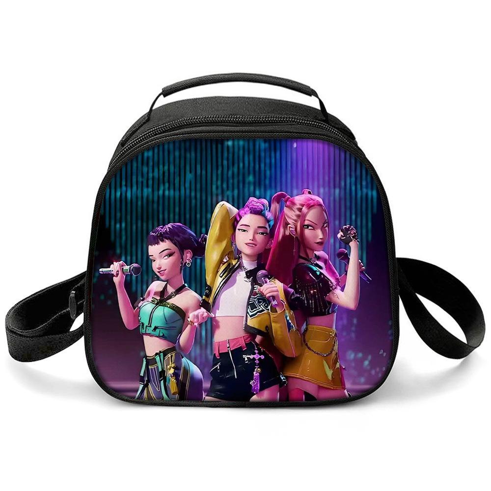KPOP Witch Hunters Printed Cartoon Student Warm Lunch Bag Messenger Bag