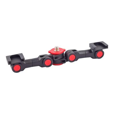 Support de téléphone en métal Monture Cold Shoe Rotatif à 360° Vis 1/4 pour Smartphone DSLR Pince Support de téléphone