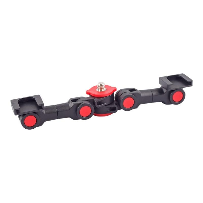 Metal Phone Holder Cold Shoe Mount 360 Rotatable 1/4 Screw for Smartphone DSLR Clamp Phone Stand Holder 1