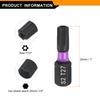 2/4/8pcs  Torx Screwdriver Bit 1/4" Hex Shank 25mm/1" TT7 - TT40 Magnetic Star 6 Point Head Hex Bits Screw Driver Bit W Hole