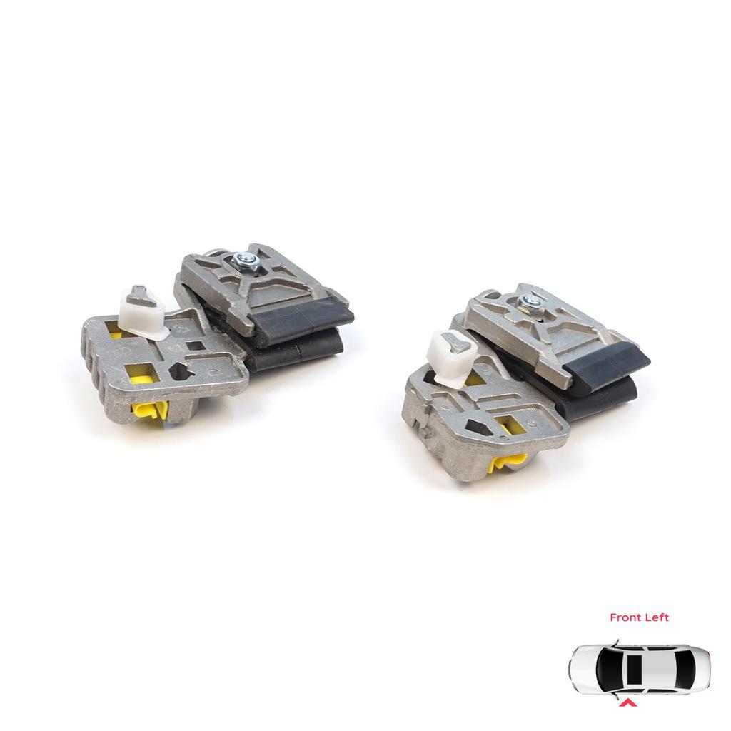 BWR40+BWR41 Window Regulator Repair Clips LA+LB Front Left Door for VW Golf Bora Jetta MK4 A4 1J 1997-2006 Peugeot 607 1999-2010 1J3837461