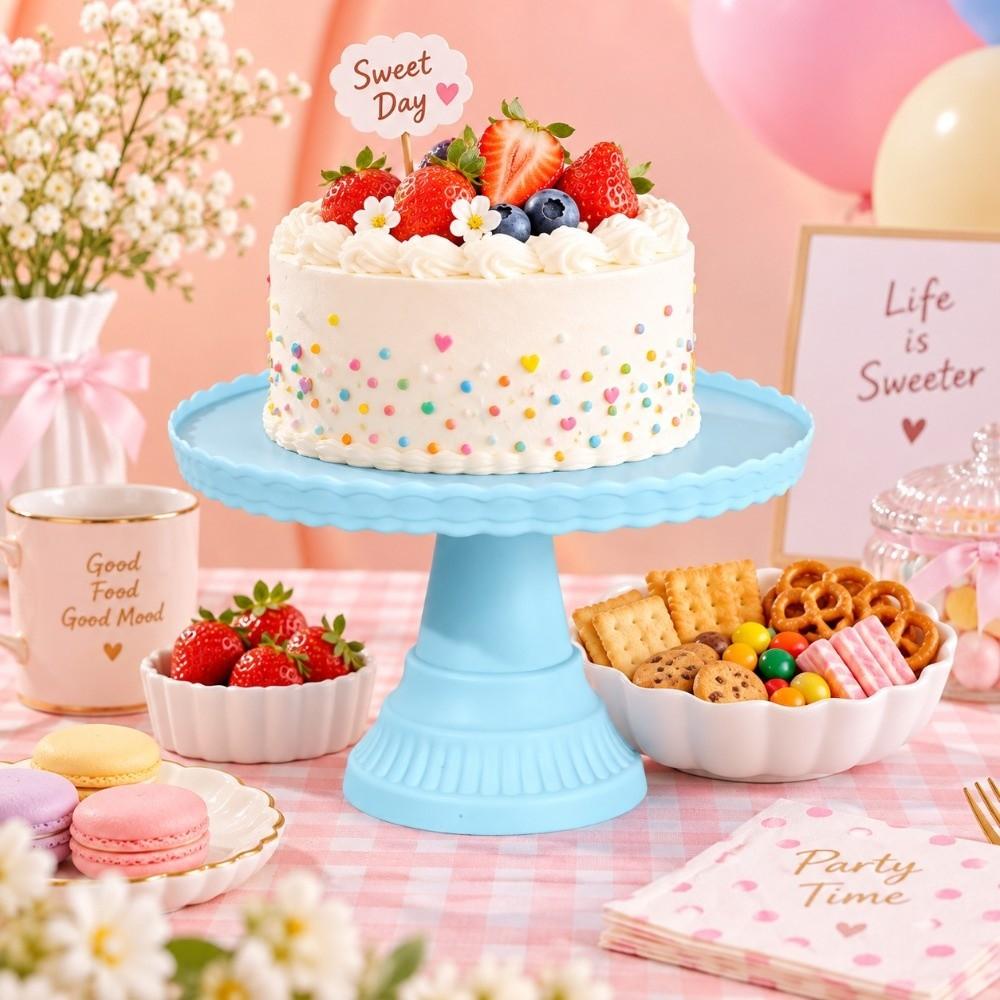 Decorative Design Display Stand Round Shape Pastry Stand Elegant Cake Stand Home Kitchen Use
