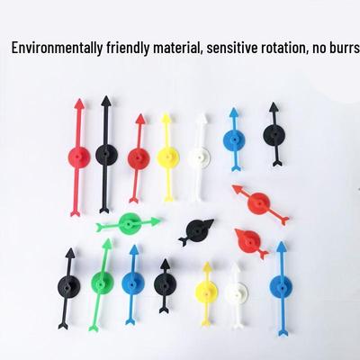 Interactive Children's Spin Wheel Game: DIY Rotating Plastic Pointer Party Toy