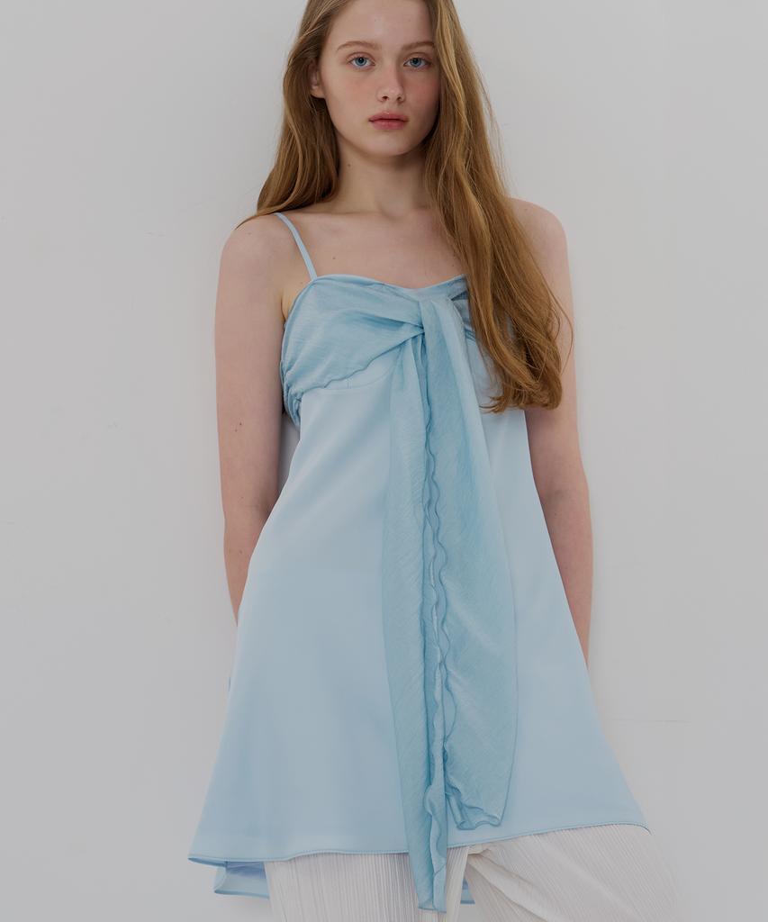 Ridge Sleeveless Tie Dress (2 Colors)