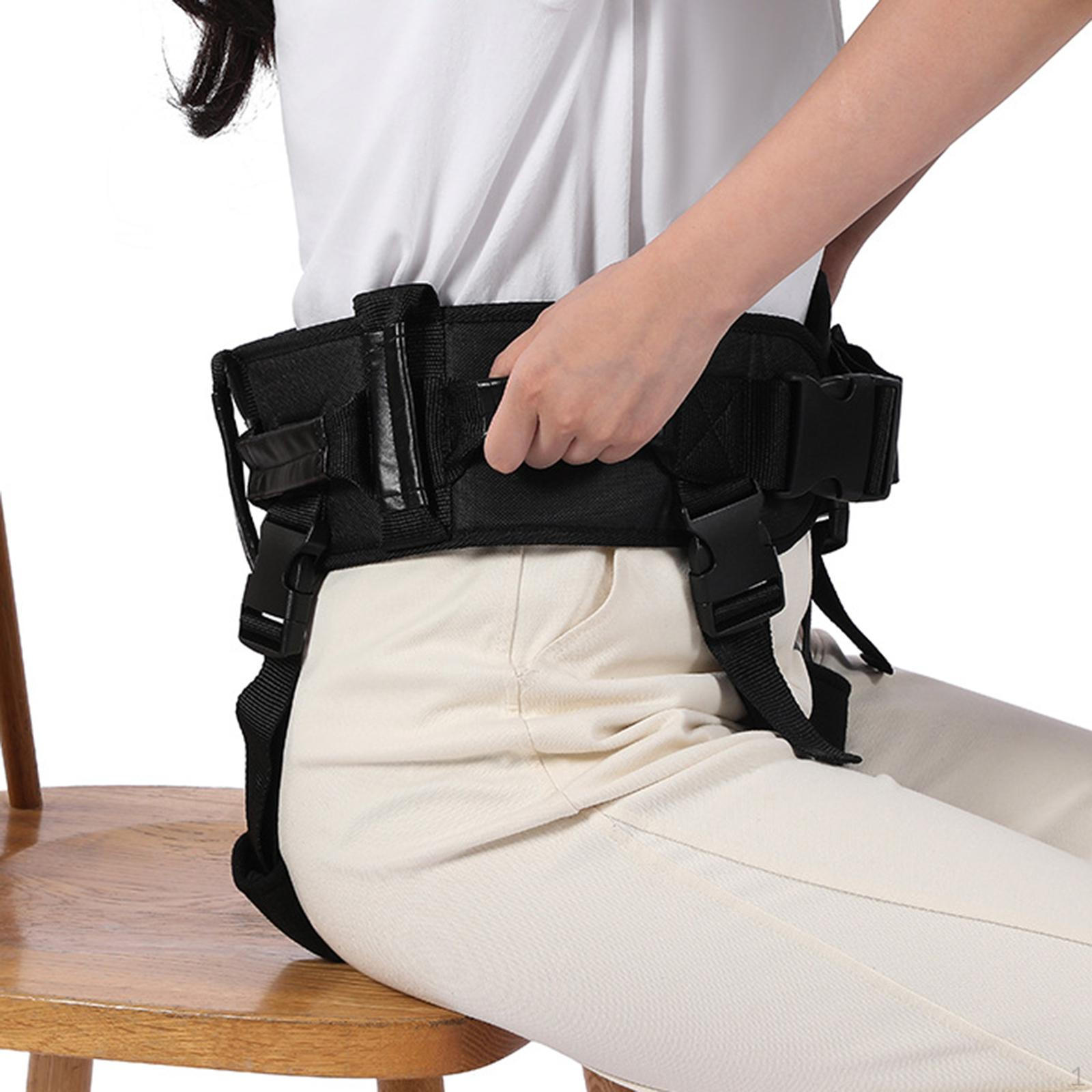 

Пояс для ходьбы для пожилых людей с ручками, регулируемая помощь L