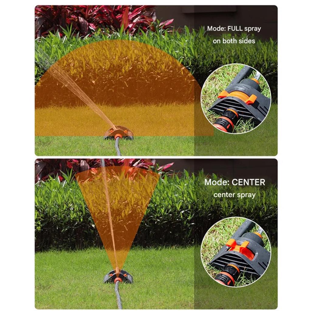 Irrigation Tool 19-Hole Garden Watering Sprinkler - Landscape Plant Sprayer for Vegetable Gardening & Yard Maintenance