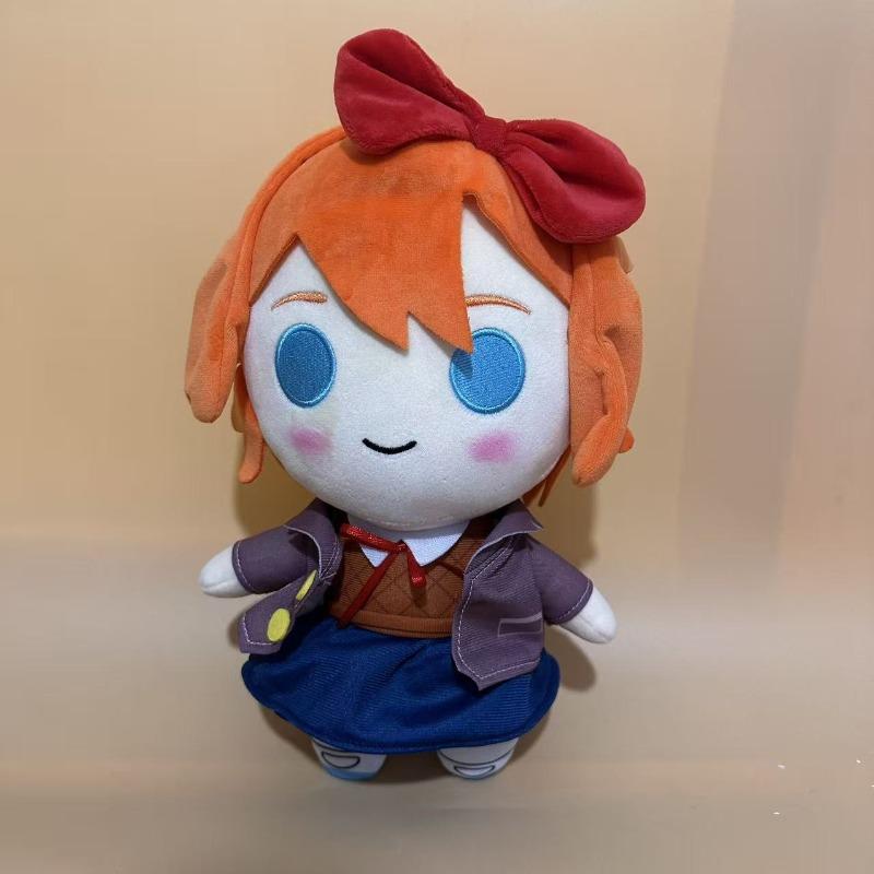 Doki Doki Literature Club Ddlc Pluche Sayori Yuri Natsuki Monika Zacht Knuffelbeest Anime Knuffel Voor Fan Verjaardagscadeau Woondecoratie 25cm