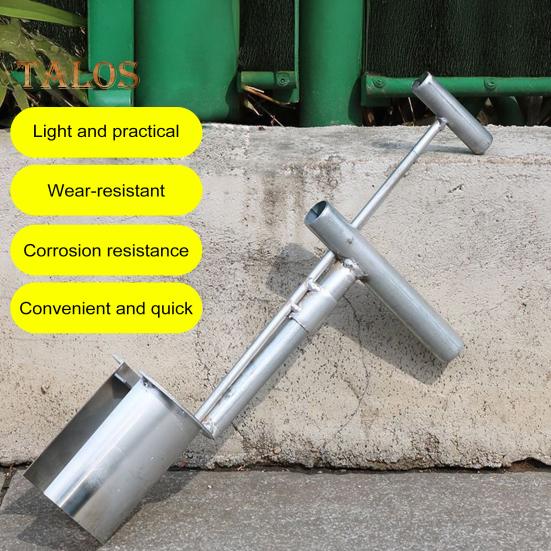 1/2 piezas de transferencia de plantas de suelo de acero inoxidable, dispositivo de transferencia de plantas, mango antideslizante, herramienta de siembra resistente a la oxidación, trasplantador universal