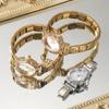 Wholesale Vintage Men Women's High Quality Stainless Steel Oval Watch Head Bracelet Fit 9MM DIY Charm Fashion Bangle Jewelry