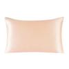 One Side 100% Mulberry Silk Pillowcase with Hidden Zipper Solid Color Pillow Case for Sleep and Skin Care