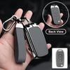 Zinc Alloy Leather Car Key Cover Fits Renault Sandero Koleos Captur Kadjar Megane Clio 5 Austral Logan Arkana Koleos Key Shell